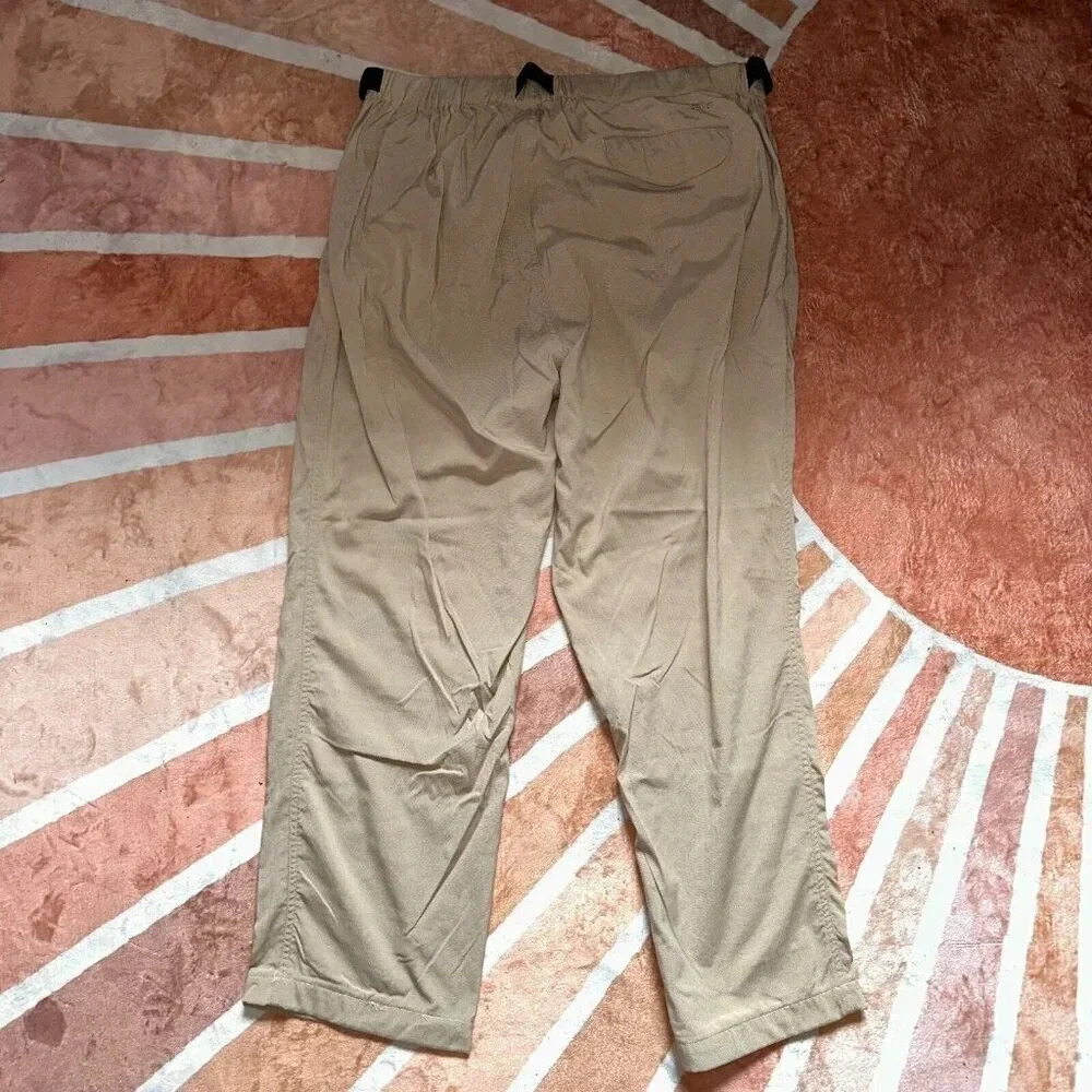 Vintage Orvis Men's Rayon Adjustable Belted Pants Sz L 34" x 28" - Picture 6 of 6